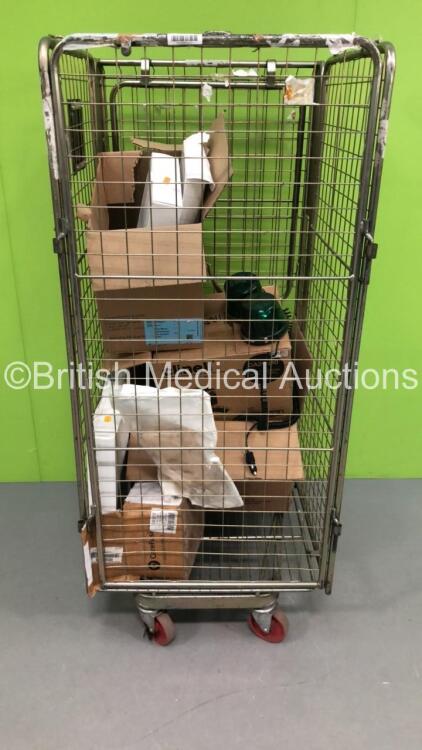 Mixed Cage Including Bio Access Marrow Collection System,Stryker Arthroscopic Shaver Blades and Premier Hazard Ambulance Lights (Cage Not Included)