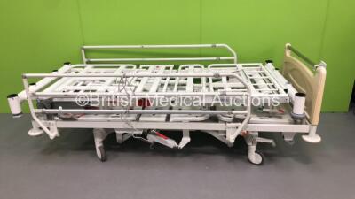 1 x Huntleigh Contoura Electric Hospital Bed and 1 x Sidhil Electric Hospital Bed * SN