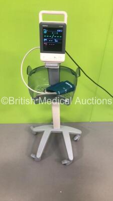 Mindray VS-600 Vital Signs Monitor on Stand with BP Hose and Cuff (Powers Up) *S/N FS0175070* - 3