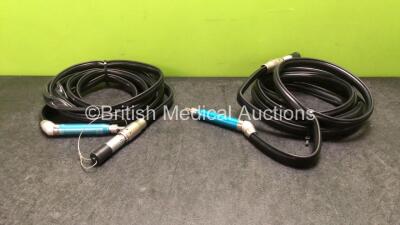 2 x Anspach eMax 2 Plus Handpieces with 2 x Hoses *SN K47312028213, M15313082709*