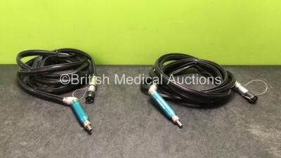 2 x Anspach eMax 2 Plus Handpieces with 2 x Hoses *SN K39311749607, M18313114611*