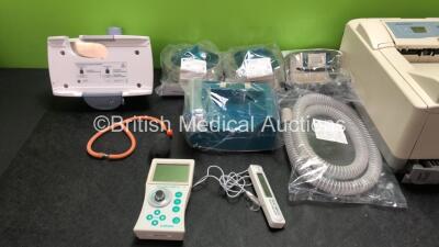 Mixed Lot Including 1 x M1043105 Patient Monitor Quick Mount, 3 x Walker LVPF850 Filters, 1 x B Braun HNS 12 Stimuplex Nerve Stimulator (Untested Due to Missing Batteries) 1 x OKI B4600 Printer (Powers Up) 1 x Ice Box Safety Zone Thermometer (Powers Up) 1 - 3