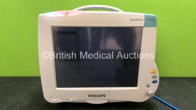 Philips IntelliVue MP50 Touch Screen Patient Monitor Software Version G.01.80 with 1 x Philips Microstream M3015A Opt C06 CO2 Module (Powers Up) *Mfd 2015* *C*