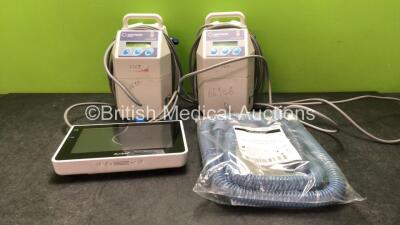 Mixed Lot Including 2 x Inditherm Medical Cosytherm Mattress Heating Units (Both Power Up) 1 x Ambu aView Monitor (Untested Due to Missing Power Supply) 1 x Fisher & Paykel Ref 900MR810 Heating Circuit Tube *Exp 09-2022* *SN AM15700107, 2100310580, 121050