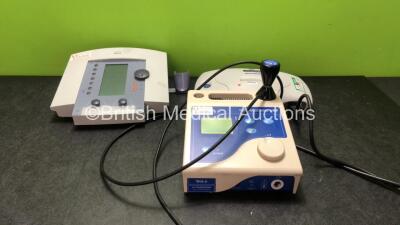 Mixed Lot Including 1 x Enraf Nonius Sonopuls 492 Therapy Unit (UIntested Due to Missing Power Supply with Missing Probe) 1 x EMS Therasonic 455 Therapy Ultrasound Unit (Power Up) 1 x Medtronic Urodyn 1000 Urine Flow Meter (Powers Up) *SN 10472, 167588, 9