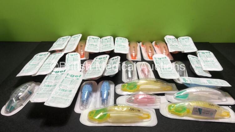 Large Quantity of i-gel Various Intersurgical i-gel Supraglottic Airway Devices *All Unused and Out of Date*