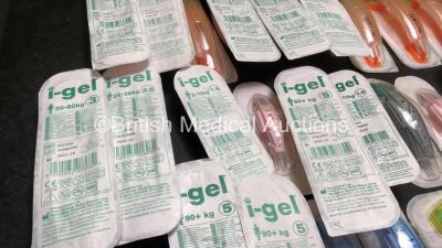 Large Quantity of i-gel Various Intersurgical i-gel Supraglottic Airway Devices *All Unused and Out of Date* - 2