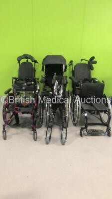 Assortment of 6 x Wheelchairs (Some Incomplete)