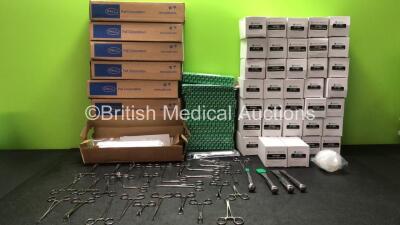 Mixed Lot Including 9 x Pall N66 Posidyne Filters, 37 x Cantel 0.2 micron HEPA Filters and Various Surgical Instruments