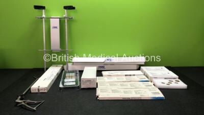 Mixed Lot Including 1 x Karl Storz 9700SH Scope Holder, 1 x Medtronic 7686 Annuloplasty Handle, 5 x Karl Storz Ref 27050NK Electrodes, 2 x Karl Storz Ref 27093LL Tips, 3 x Powerstar Bipolar Scissors and 2 x Medtronic Freestyle Aortic Obturators