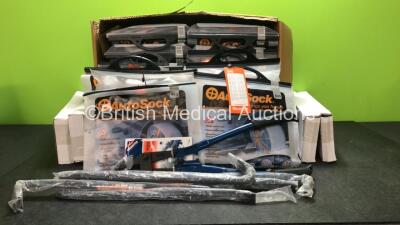 Mixed Lot Including 12 x Autosock Vehicle Traction Aids, 5 x Bolt Cutters and 5 x Crowbars