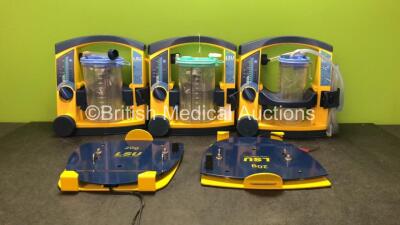 Job Lot Including 3 x LSU Suction Units with 3 x Cups (All Power Up) 2 x LSU 20g Wall Brackets (Both with Cut Cables-See Photos) *SN 780905, 783105, 78421756214, 78271469769, 78051070060*