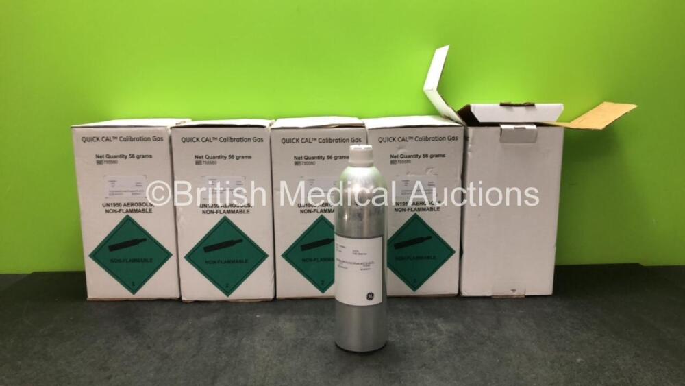 20 x Quick Cal Calibration Gas Bottles March 2022 Two Day Live