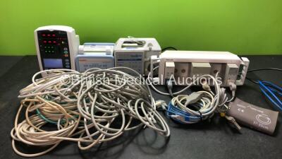 Mixed Lot Including 1 x Mindray VS-800 Patient Monitor (Powers Up) 1 x KanMed 50W Baby Warmer (Powers Up with alarm ) 1 x Nutricia 800 Flocare 800 External Feeding Pump (Powers Up) 1 x Philips M1041A Module Rack with 1 x Philips SpO2/PLETH Module, 1 x Phi