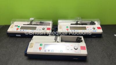 3 x IVAC PCAM Syringe Pumps