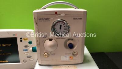 Mixed Lot Including 1 x Datascope Passport Patient Monitor Including ECG/EKG, IBP1, IBP2, CO2, SpO2 and Printer Options (Untested Due to Missing Power Supply) 1 x Datex Ohmeda S/5 Patient Monitor Including ECG, SpO2, NIBP and T Options with 1 x AC Power S - 5