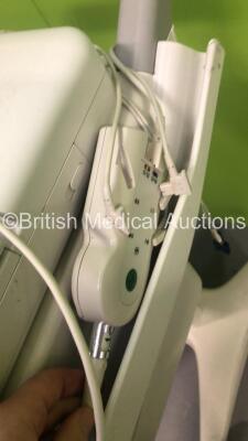 Philips PageWriter TC50 ECG Machine on Stand with 10 Lead ECG Leads (No Power) - 4