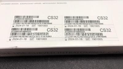 1 x Chex CS28L Single Use Curved Intraluminal Circular Stapler *Exp 28-12-2023* 2 x Chex CS32 Single Use Curved Intraluminal Circular Stapler *Exp 16-01-2024* - 3