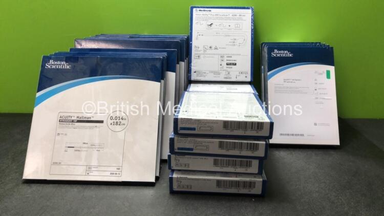 Job Lot Including 5 x Boston Scientific ACUITY Mailman Venous Guide Wires 5 x Boston Scientific ACUITY Whisper Guide Wires, 4 x Medtronic Attain Starfix Ref 419588 Transvenous Left Ventricles. 5 x Medtronic Attain Ability Plus MRI Surescan Electrodes and