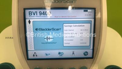 Verathon BVI 9400 Bladder Volume Instrument Part No 0570-0190 on Stand (Powers Up) - 3