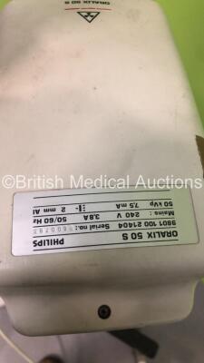 Philips Oralix 50 S Dental X-Ray Head Type 9801 100 21404 with Philips Dens-O-Mat Timer and Exposure Hand Trigger (Unable to Test Due to No Key) - 5