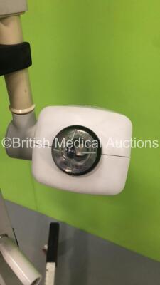 Philips Oralix 50 S Dental X-Ray Head Type 9801 100 21404 with Philips Dens-O-Mat Timer and Exposure Hand Trigger (Unable to Test Due to No Key) - 6