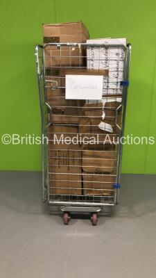 Cage of Mixed Consumables Including Willson 4000 Series Filtering Half Masks and Blood Collection Tubes (Cage Not Included)