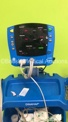 1 x GE Carescape V100 Patient Monitor on Stand with 1 x SpO2 Finger Sensor,1 x BP Hose and Cuff,1 x GE ProCare Auscultatory 100 Patient Monitor on Stand with 1 x BP Hose and 1 x GE ProCare Auscultatory Patient Monitor on Stand with 1 x BP Hose (ALL Power - 2