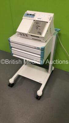 Philips Series 50A Fetal Monitor on Stand with 1 x TOCO Transducer and 1 x US Transducer (Powers Up) - 5