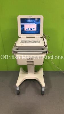 Philips PageWriter TC70 ECG Machine on Stand with 1 x 10-Lead ECG Lead (Powers Up)