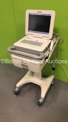 Philips PageWriter TC70 ECG Machine on Stand with 1 x 10-Lead ECG Lead (Powers Up) - 5