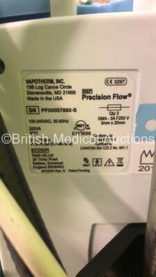 Vapotherm Precision Flow Heater/Humidifier Unit on Stand with Hose (Powers Up) * Mfd 2013 * - 4