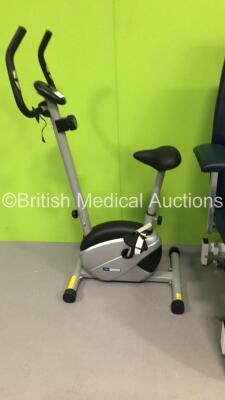 Mixed Lot Including 1 x Unknown Make Electric Examination Chair with Controller,1 x Pro Fitness Exercise Bike and 1 x Welch Allyn Otoscope/Ophthalmoscope with 2 x Handpieces and 2 x Head Attachments - 2