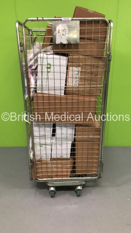 Mixed Cage of Consumables Including Nerbe Plus Culture Swabs,3M Face Masks and BD Alaris Pump Infusion Sets (Cage Not Included)