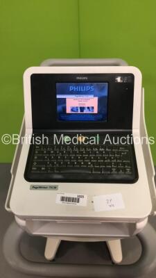 Philips PageWriter TC30 ECG Machine on Stand (Powers Up) * SN US21000160 * - 2