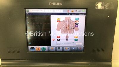 Philips PageWriter TC30 ECG Machine on Stand (Powers Up) * SN US21000160 * - 5