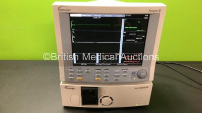 Datascope Passport 2 Patient Monitor Including ECG, T1,NIBP, SpO2, IBP and IBP2 Options with 1 x Datascope Gas Module SE (Powers Up) *SN TMO7960-K3, 4882802-B1*