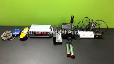 Mixed Lot Including 4 x Otoscope - Ophthalmoscopes, 3 x Keeler Chargers, 1 x Nellcor N-560 Oximeter, 1 x GE Ohmeda TuffSat and 1 x Medtronic 2067 Programming Head *INP052876R - 011109080580 - FCB08080024SA*