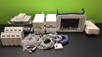 Job Lot Including 1 x Drager Infinity Delta Monitor (Powers Up) with 5 x Power Supplies, 2 x Docking Stations, 2 x Infinity PiCCO-Technology Modules and Various Leads *5397095560*