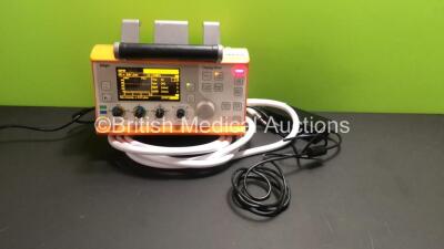 Drager Oxylog 3000 Transport Ventilator *Mfd - 2009* Software Version - 01.24 with Power Supply and Hose (Powers Up) *SSAB-0025*