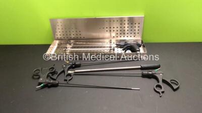 Job Lot Including 3 x 5mm Laparoscopic Graspers, 1 x 10mm Scraper and 1 x Pentax MicroLine 10mm M/L Multifire Clip Applicator