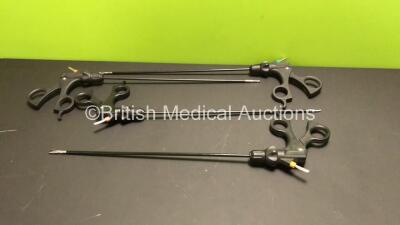 4 x Laparoscopic Graspers / Scissors