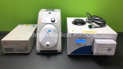 Mixed Lot Including 1 x Maquet Fumovac 900 Smoke Evacuator (Powers Up) 1 x Conmed System 1200 Smoke Evacuator, 1 x Sony Digital Still Recorder and 1 x Xomed Endo-Scrub Foot Pedal *M00309 - 41192*