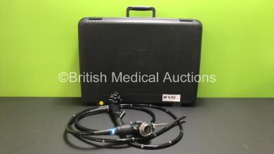 Olympus CF-240L Video Colonoscope in Case - Engineer's Report : Optical System - No Image, Angulation - No Fault Found, Insertion Tube - Badly Kinked, Light Transmission - No Fault Found, Channels - No Fault Found, Leak Check - No Fault Found *2800254*