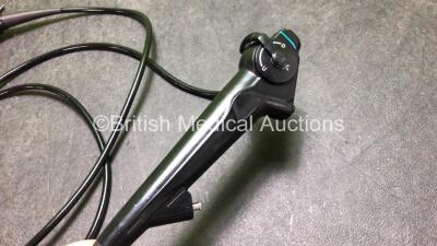 Olympus LF-V Flexible Intubation Endoscope - Engineer's Report : Optical System - Unable to Check, Angulation - No Fault Found, Insertion Tube - No Fault Found, Light Transmission - No Fault Found, Channels - No Fault Found, Leak Check - Leak Present *201 - 2