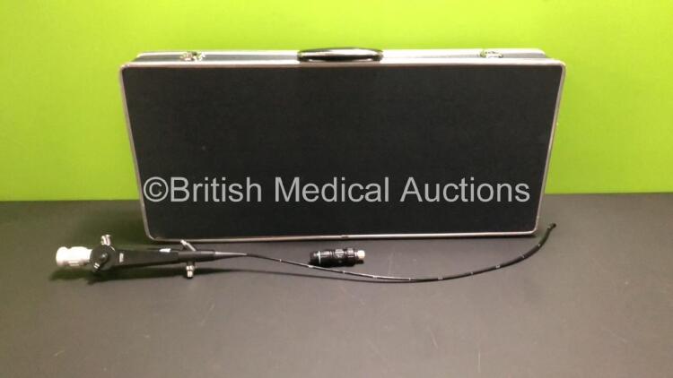 Pentax FI-13RBS Fiber Intubation Scope with Pentax BS-LH2 Portable Light Source (Untested Due to No Battery) in Case - Engineer's Report : Optical System - No Fault Found, Angulation - No Fault Found, Insertion Tube - Minor Crush Marks, Light Transmission