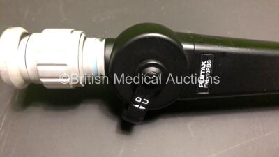 Pentax FI-10RBS Fiber Intubation Scope with Pentax BS-LH2 Portable Light Source (Untested Due to No Battery) in Case - Engineer's Report : Optical System - 1 Broken Fiber, Angulation - No Fault Found, Insertion Tube - No Fault Found, Light Transmission - - 3