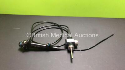 Olympus CYF-240 Video Cystoscope in Case - Engineer's Report : Optical System - No Fault Found, Angulation - No Fault Found, Insertion Tube - No Fault Found, Light Transmission - No Fault Found, Channels - No Fault Found, Leak Check - No Fault Found *2100 - 2