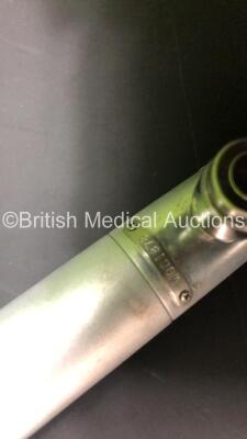 Olympus ENF-GP Nasopharyngoscope in Case - Engineer's Report : Optical System - 4 Broken Fibers and Slight Stain, Angulation - No Fault Found, Insertion Tube - No Fault Found, Light Transmission - No Fault Found, Leak Check - No Fault Found *W901878* - 4