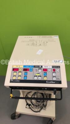 ConMed Aspen Excalibur Plus PC Electrosurgical Unit on Stand with 1 x Footswitch and Electrode (Powers Up) * Asset No FS 0116244 * - 2